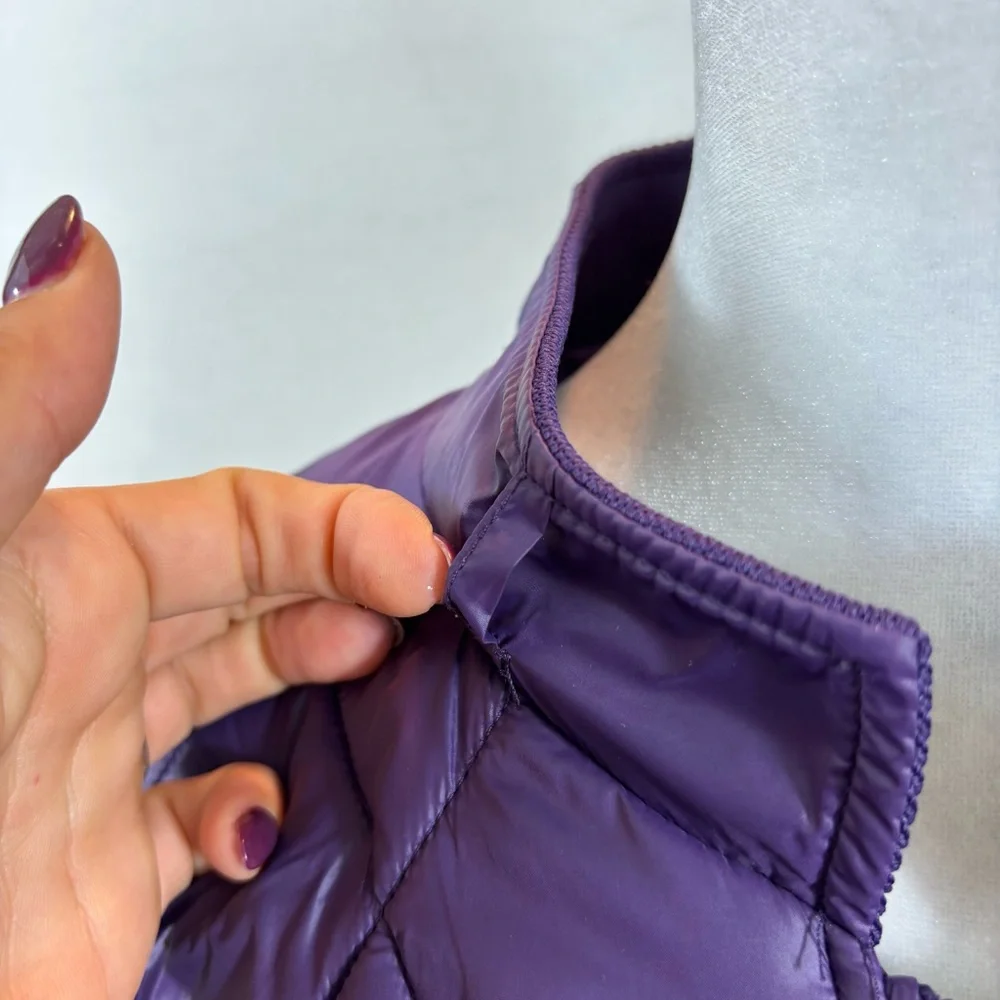 Ladies Members Only Dried Grape Color Ultra Light Mo-Tech Puffer Jacket‎ Large